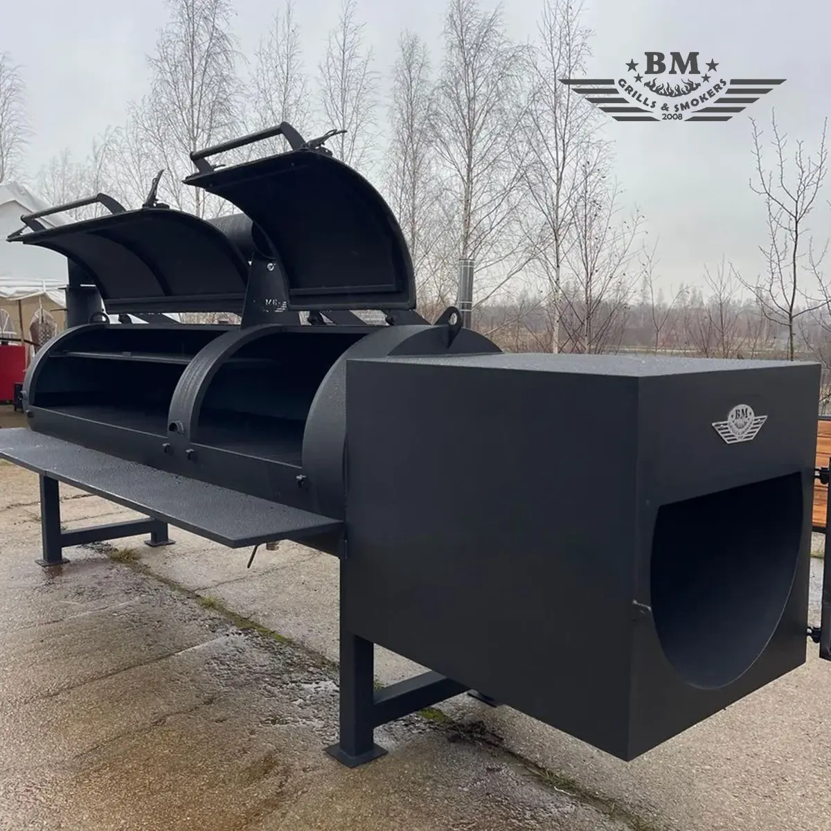 BM Texan офсетная коптильня прямого потока XXXL — изображение 4