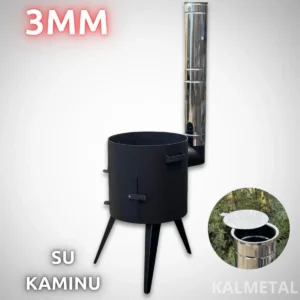 Печь STANDART от 8 л до 22 л 3 мм с дымоходом